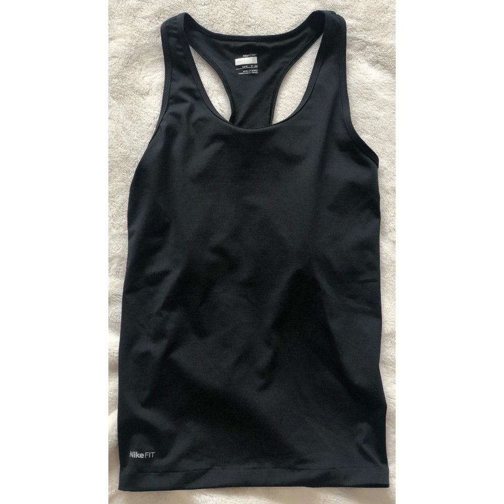 NWT Nike Dri-Fit Black Tank Top - Small